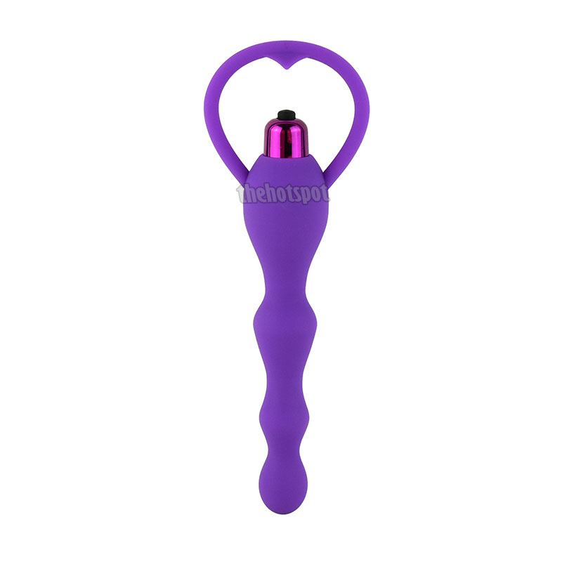 Adora Vibrating Butt Plug - Purple